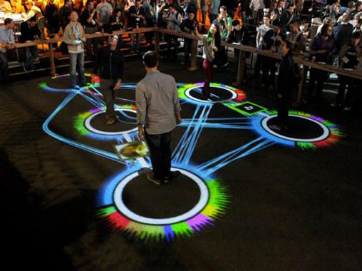 地面互動(dòng)投影