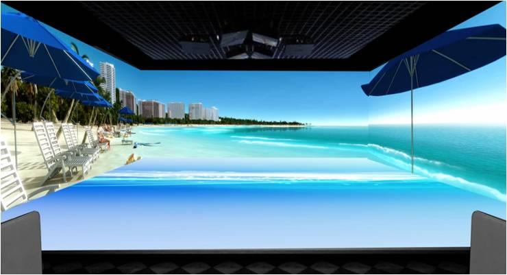 沉浸式四折幕投影-蘇州好奇數(shù)字科技