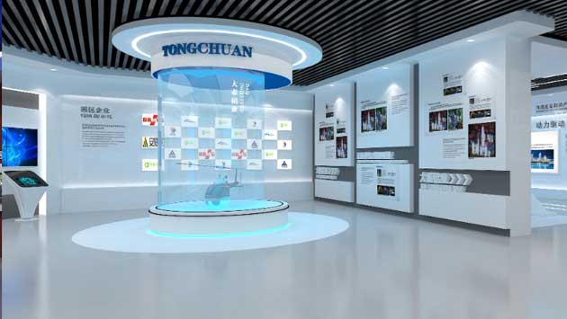 企業(yè)展廳多媒體互動-好奇數(shù)字科技