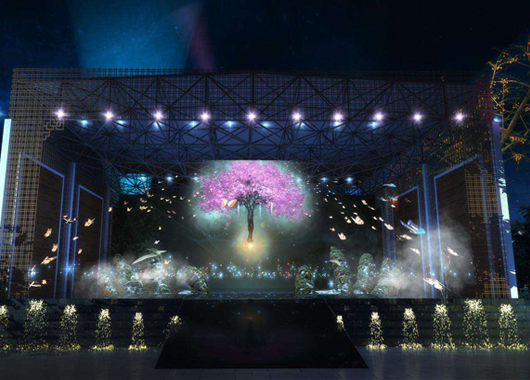 幻影成像在主題公園、游樂場的應(yīng)用-好奇數(shù)字科技