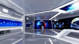 企業(yè)展廳多媒體互動技術(shù)解決方案-好奇數(shù)字科技